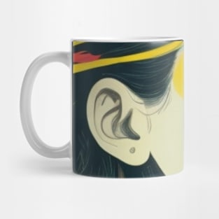 Vintage Vietnamese girl Mug